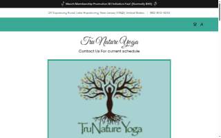 Tru Nature Yoga website