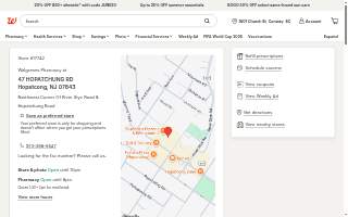 Walgreens Pharmacy of Hopatcong website