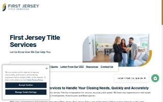 First Jersey Title Services Inc website