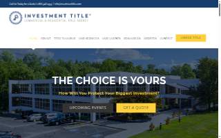 Investment Title LLC website