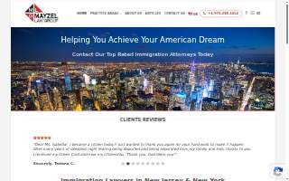 Mayzel Law Group website