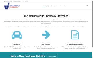 Wellness Plus Pharmacy website