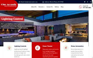 Cine Acoustic LLC - Audio Video, Home Automation New Jersey & New York website