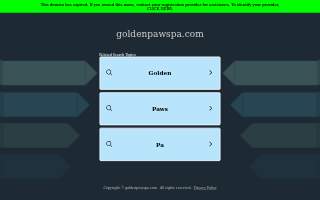 Golden Paw Spa of Iselin website