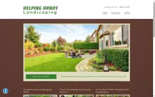 Helping Hands Landscaping website