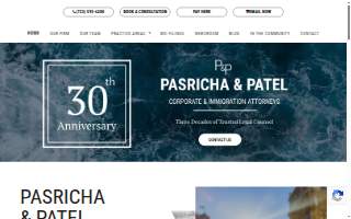 Pasricha & Patel, LLC website