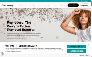 Removery Tattoo Removal & Fading of Iselin website