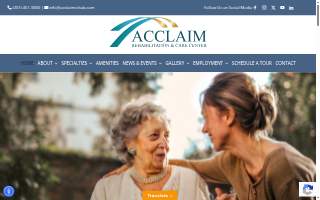 Acclaim Rehabilitation and Care Center website