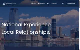 Admani Law website