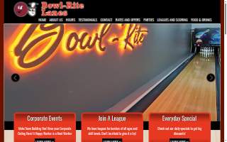 Bowl-Rite Lanes website