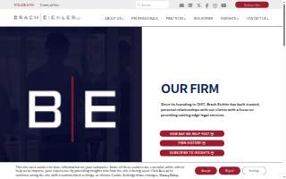 Brach Eichler Injury Lawyers website
