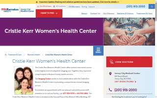 Cristie Kerr Women's Health Center website