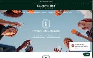 Diamond Hut Jewelers website