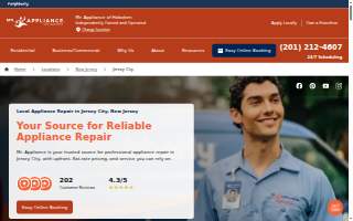 Home Appliance Repair NJ website