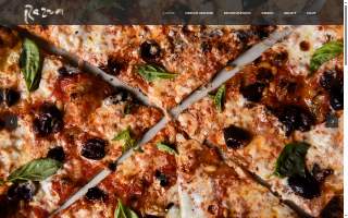 Razza Pizza restaurant website