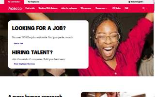 Adecco Staffing - NJ Professional Finance website