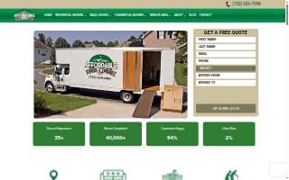 Affordable Moving & Storage website