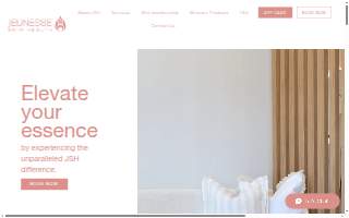 Jeunesse Medical Spa website