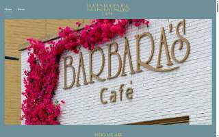 Barbara's Café website
