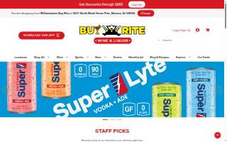 BuyRite Liquor Kearny website