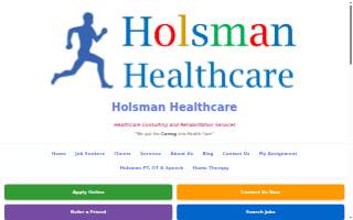 Holsman Healthcare LLC website