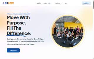 NJ Fitness Factory of Kearny website