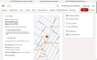 Walgreens of Kearny website