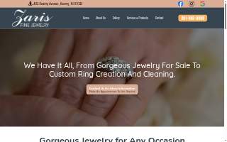 Zaris Fine Jewelry website
