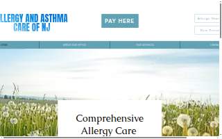 Allergy and Asthma Care of NJ website
