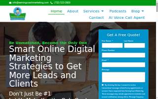 EarningCoach Marketing website