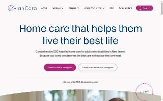 Evian Care: DDD Home Care In New Jersey website