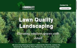 Lawn Quality Landscaping website