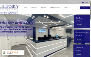 Polinsky Dentistry website