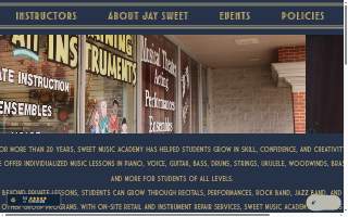 Sweet Music Academy of Lakewood website