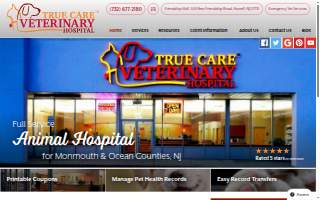 True Care Veterinary Hospital of Clarence website