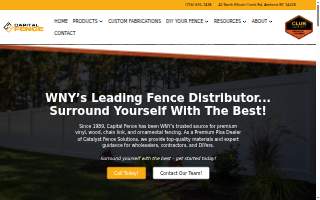 Capital Fence website