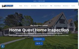 HOME QUEST Home Inspection Services website