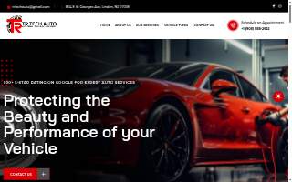 TR Tech Auto Body & Auto Repair website