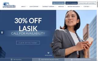 Associates in Ophthalmology website