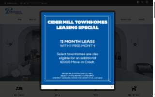 Cider Mill TownHomes website