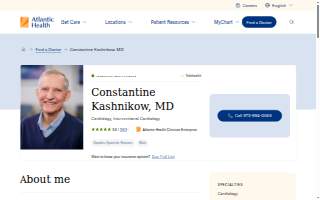 Constantine Kashnikow, MD website