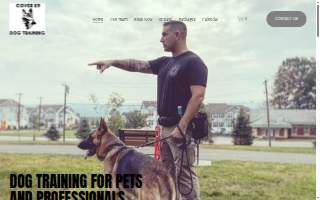 Cover K9 Training of Livingston website