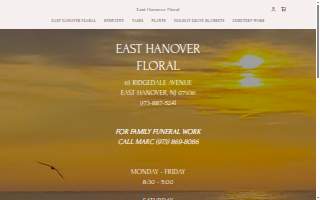 East Hanover Floral Company website