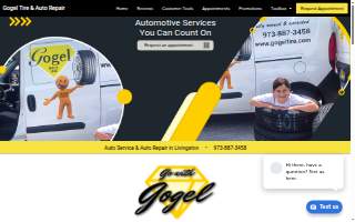 Gogel Tire and Auto Repair website