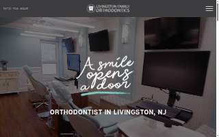 Livingston Family Orthodontics website