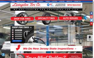 Livingston Tire Company website