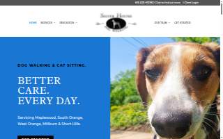 Silver Hound Dog Walking & Cat Sitting of Livingston website