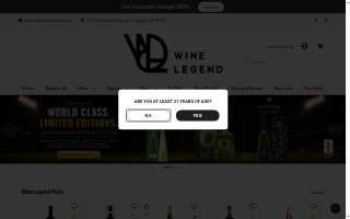 Wine Legend - Livingston website