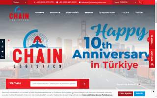 Chain Logistics website