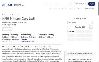 HMH - Primary Care - Lodi website
